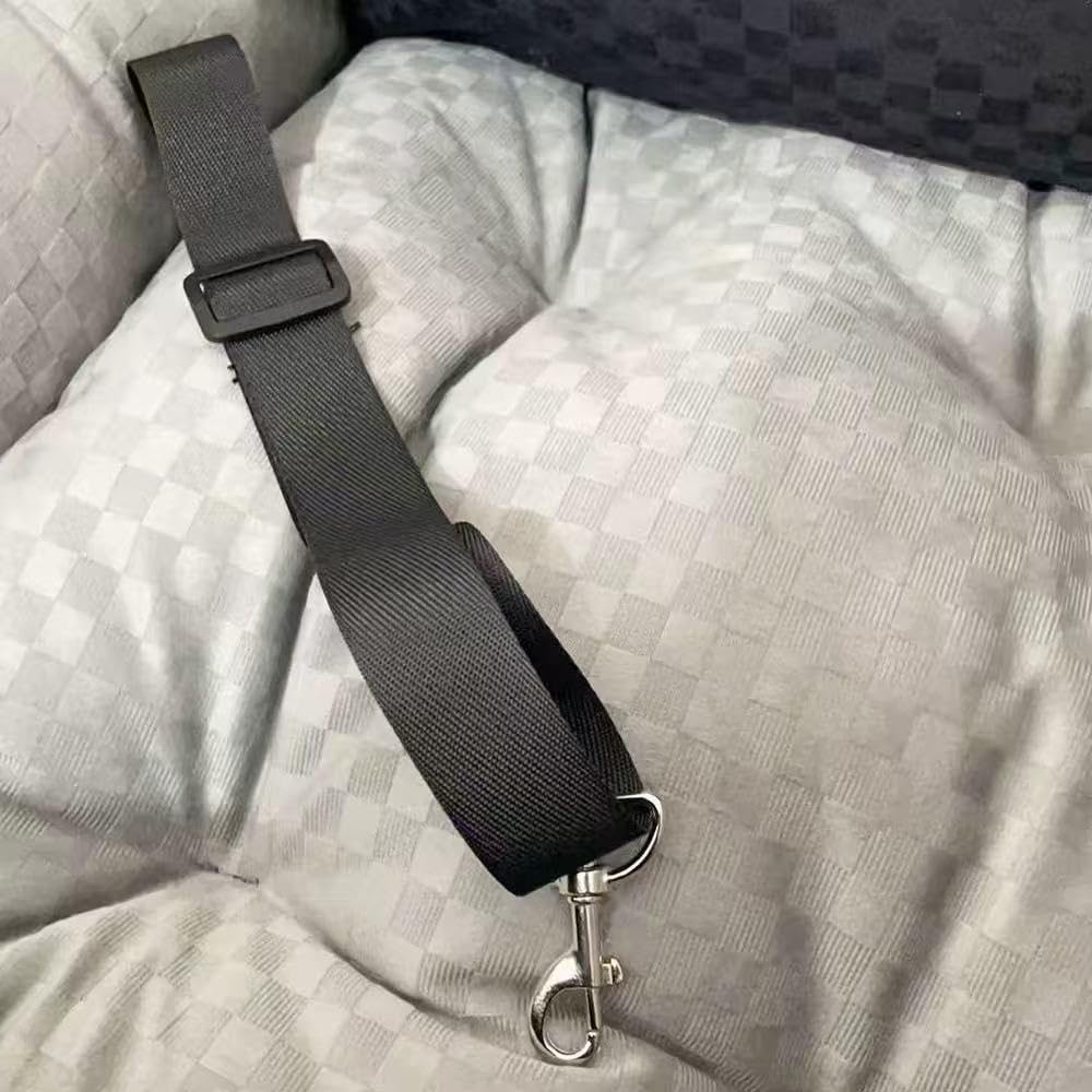 Cama de asiento de automóvil para perros pequeños y medianos, con c...