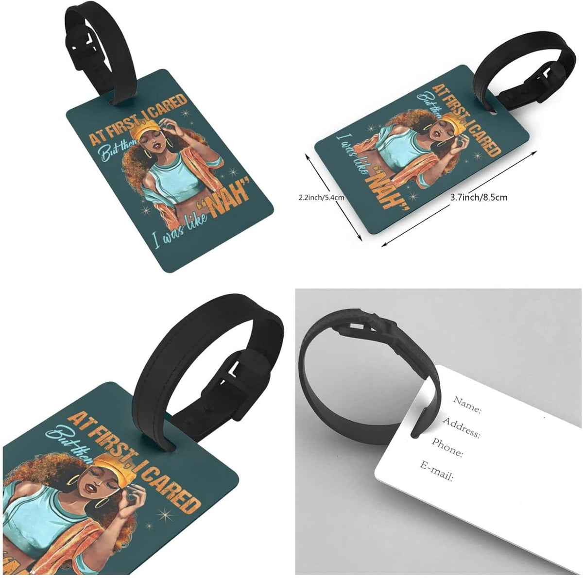 Hepmant Funda protectora de equipaje para viajes, con estampado de...