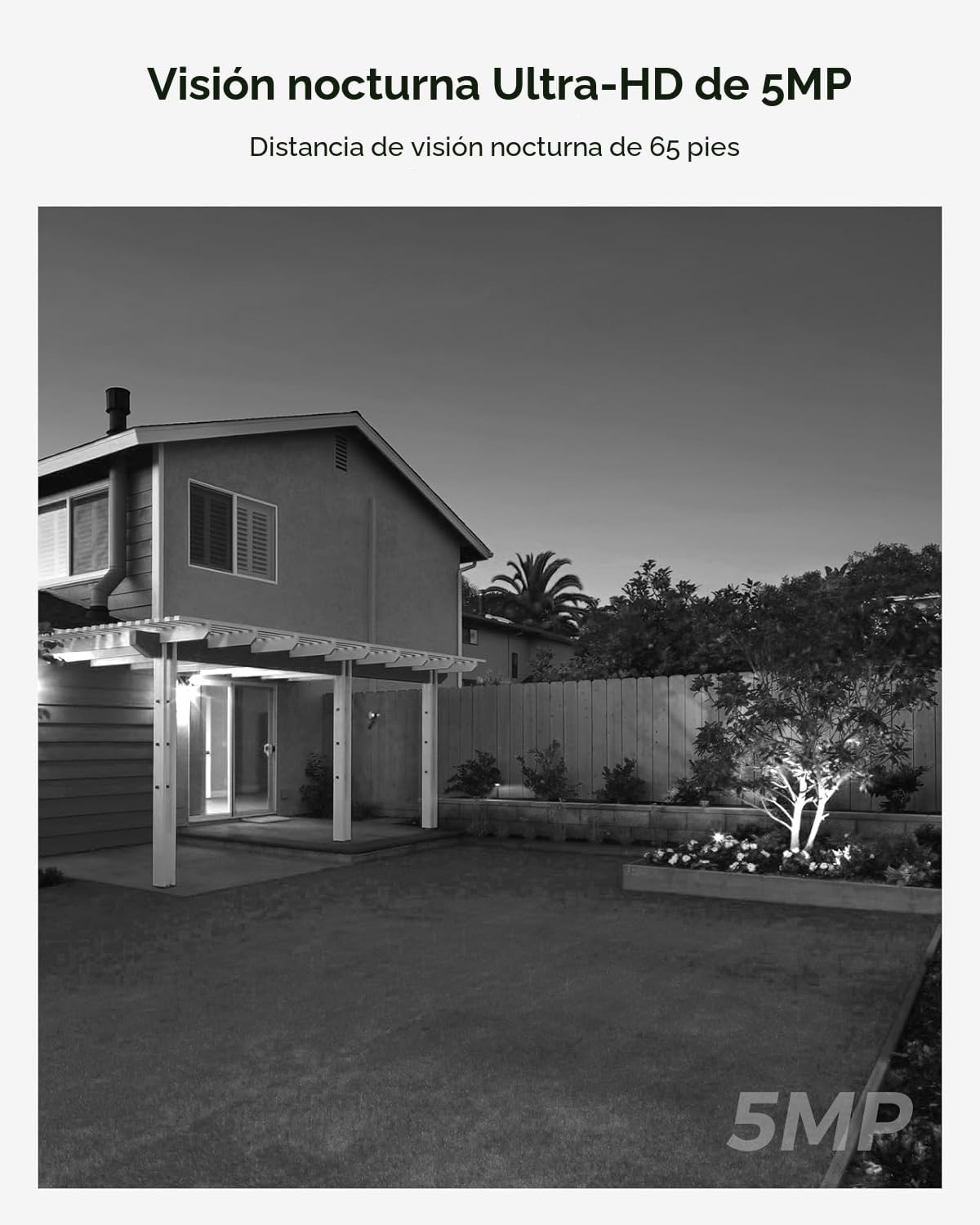 【Doble Wi-Fi, audio de 2 vías】Sistema de cámara de seguridad WiFi 2...