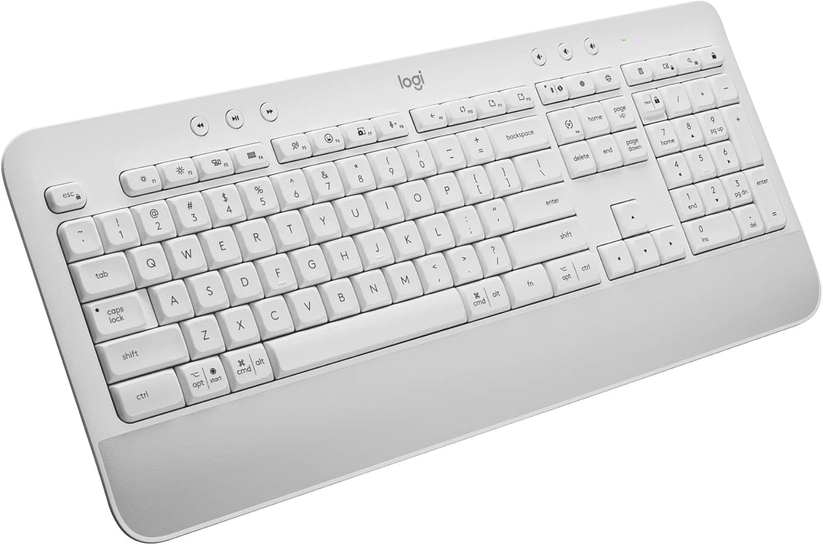 Logitech Teclado inalámbrico Signature K650 Comfort de tamaño compl...