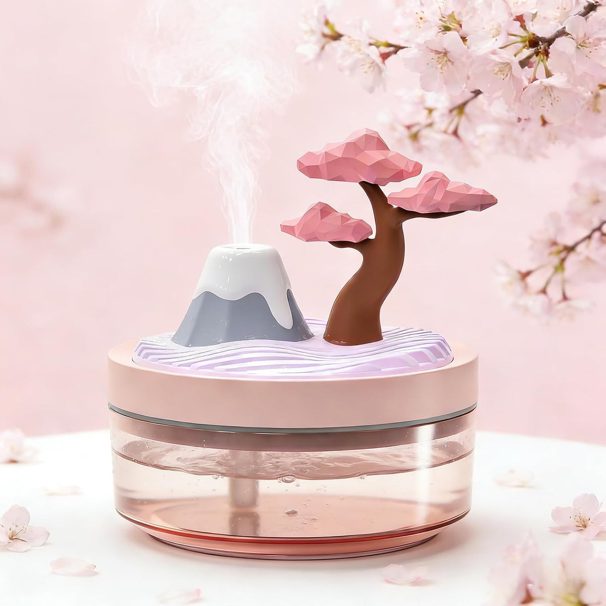 Humidificador de niebla fría Cherry Blossom | Silenciosa, luz noctu...