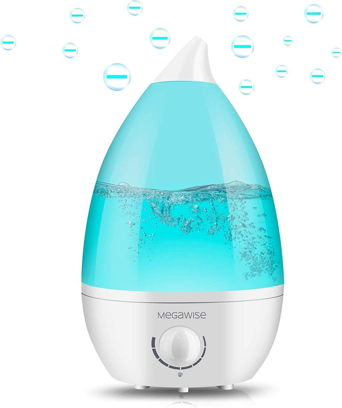 MegaWise Humidificadores de niebla fría de escritorio para dormitor...