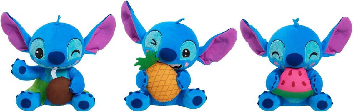 Disney Stitch - Peluche pequeño de Stitch y piña, animal de peluche...