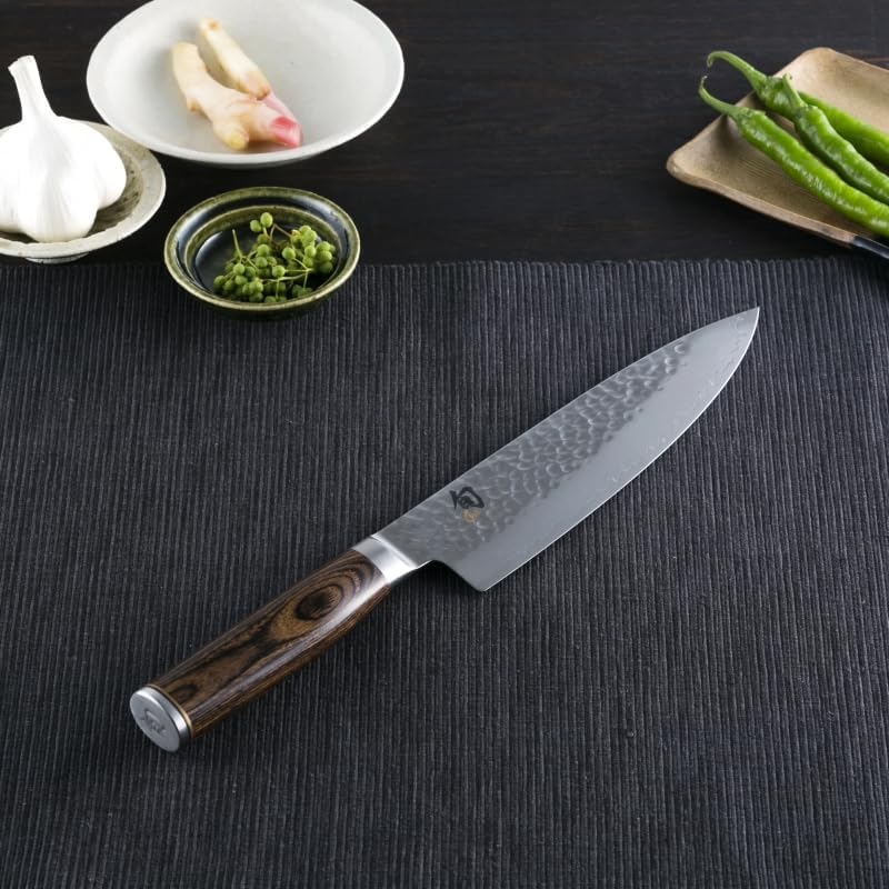 Shun Premier - Cuchillo de chef de 8 pulgadas, cuchillo de cocina j...