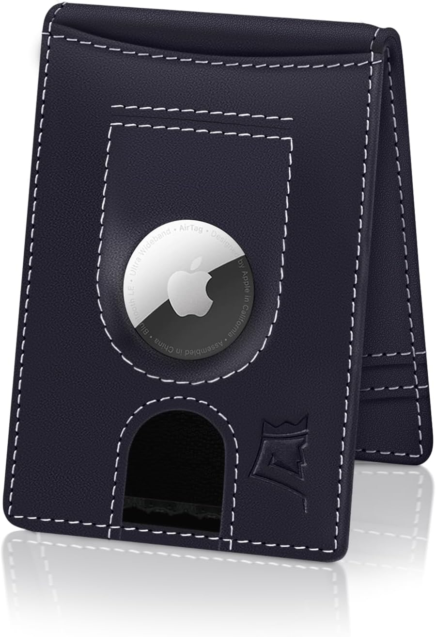 Kings Loot Cartera Inteligente y Rastreable Airtag para Hombres, De...