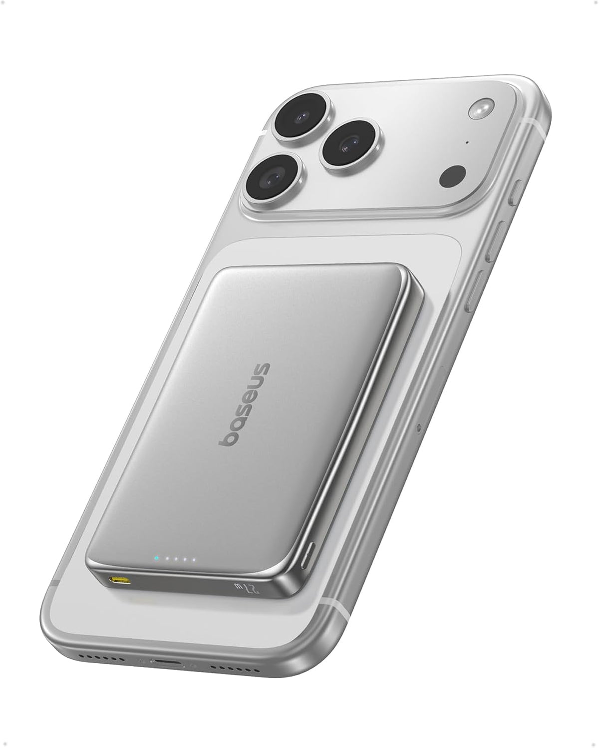 Baseus Picogo Power Bank, cargador portátil MagSafe ultra delgado d...