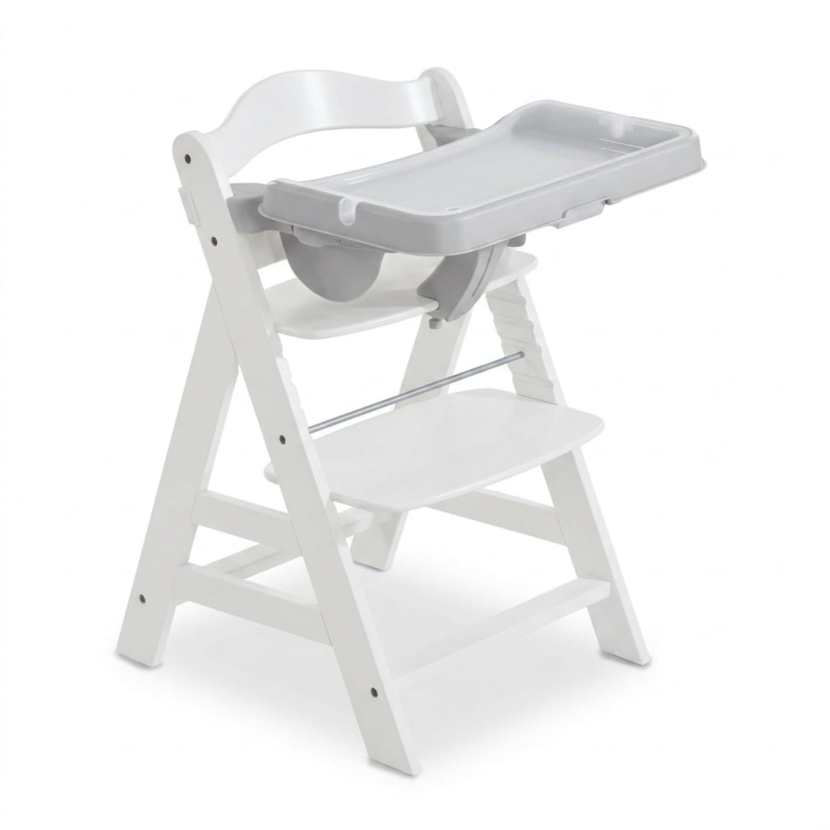 hauck Alpha+ Grow Along - Silla alta ajustable de madera, madera de...