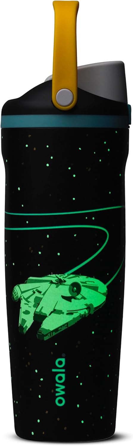Owala Star Wars FreeSip Sway - Botella de agua aislada de acero ino...