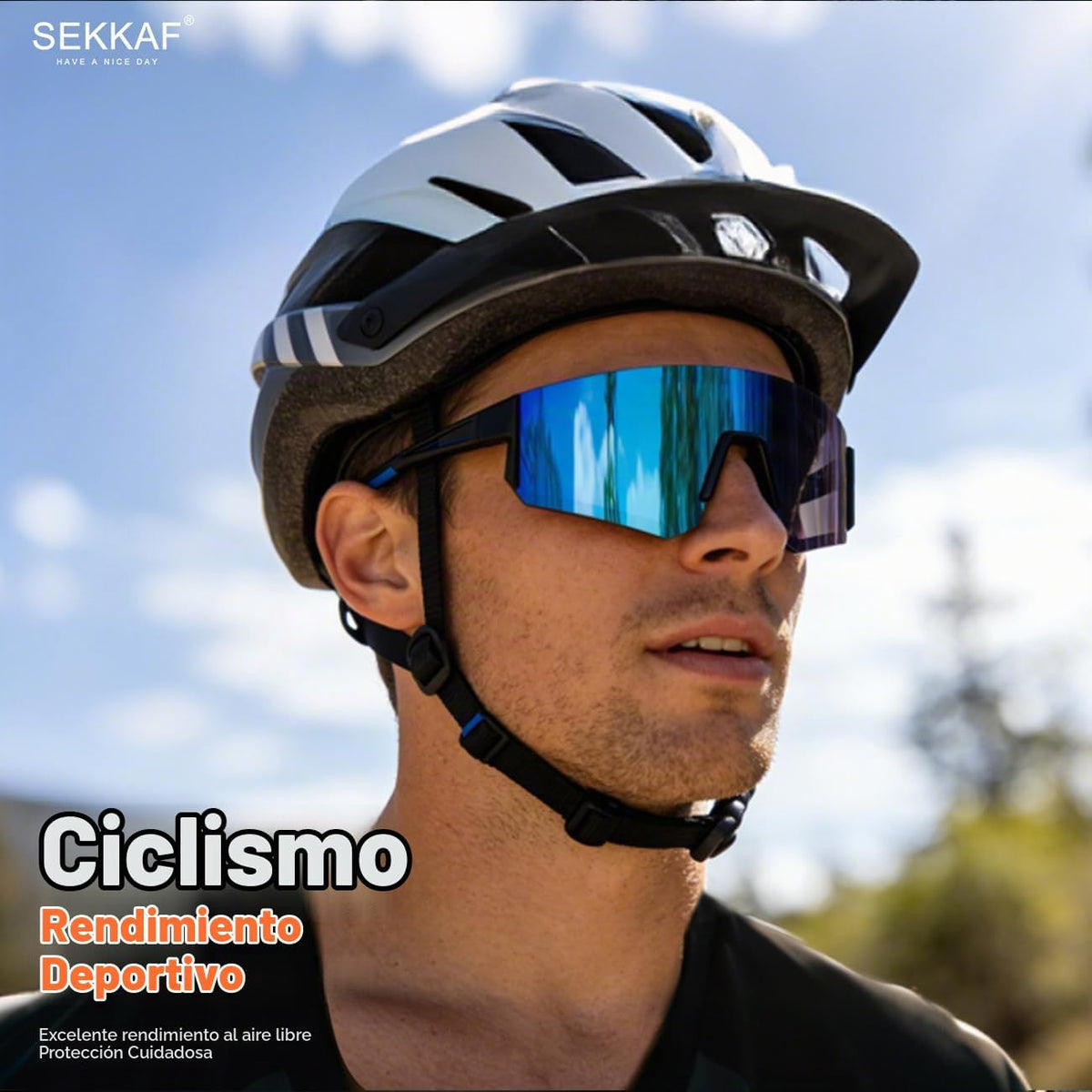 SEKKAF Gafas de sol polarizadas para hombres y mujeres, gafas de so...