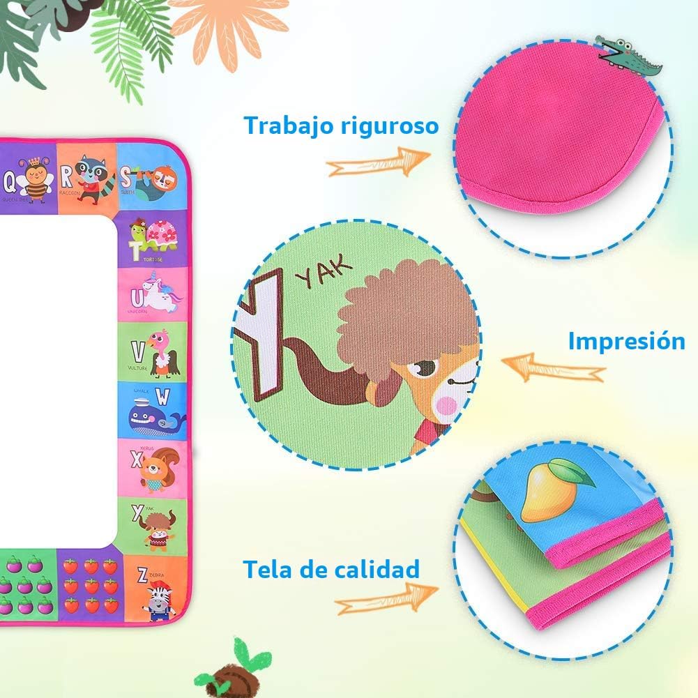 Tapete para dibujar con agua, tablero de dibujo para niños, juguete...