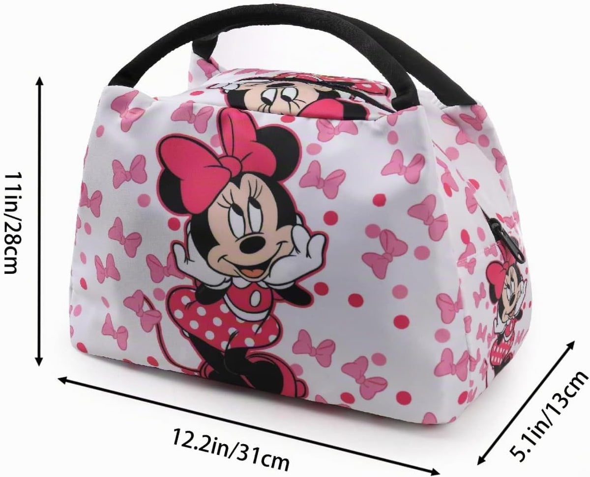 Bolsa de almuerzo de anime para mujer, hielera aislada, bonita lonc...