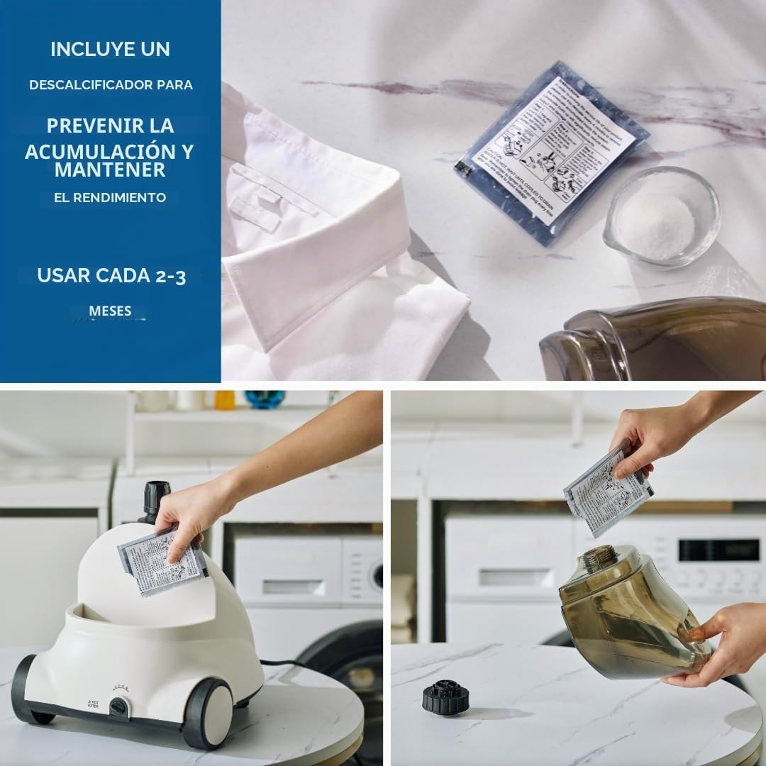 SALAV GS18-DJ Plancha de vapor para ropa de pie con apagado automát...