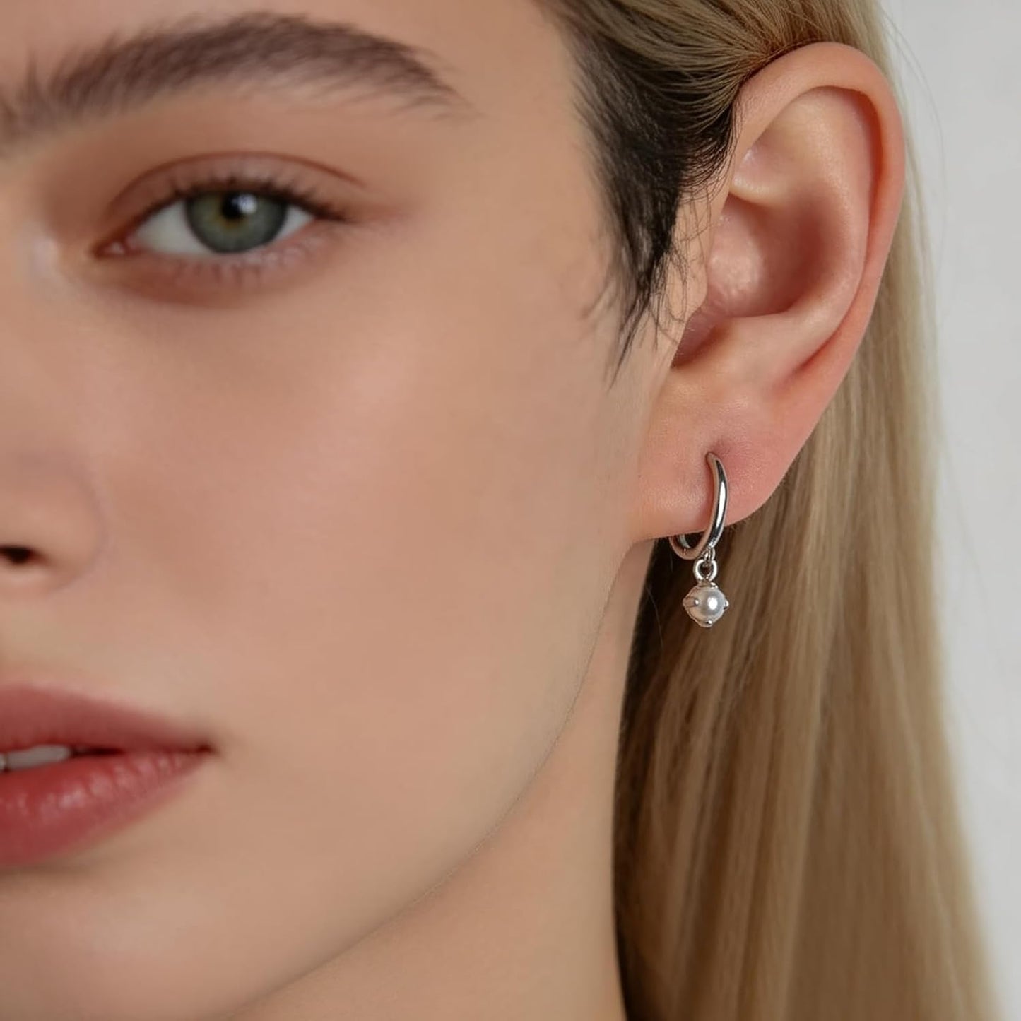 Aretes de ópalo chapados en oro de 14 quilates para mujer, aretes d...