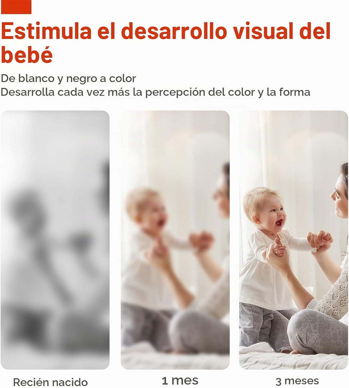 hahaland Tarjetas didácticas para bebés de alto contraste, tarjetas...