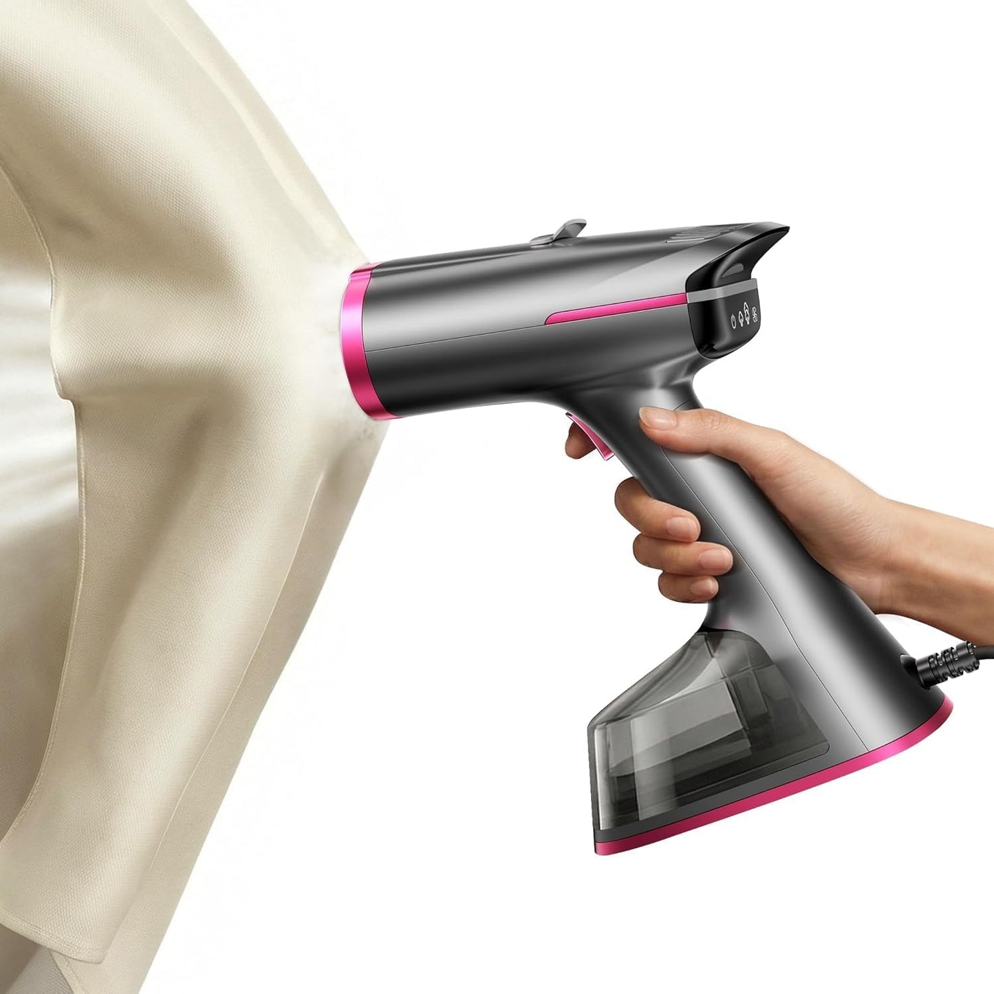 DRFLASH Vaporizador de vacío para ropa,Vaporizador de mano de succi...