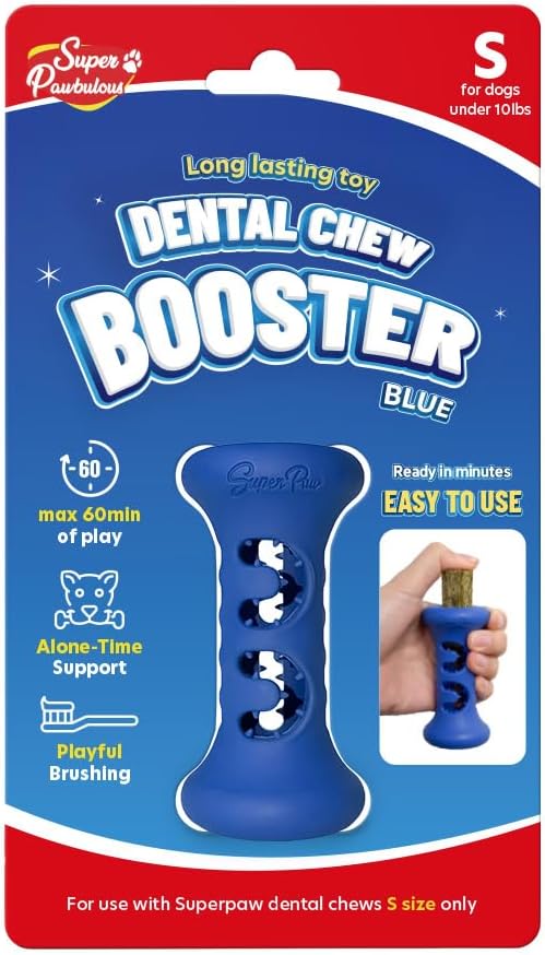 SuperPaw - Soporte dental para masticar para perros, juguete saluda...
