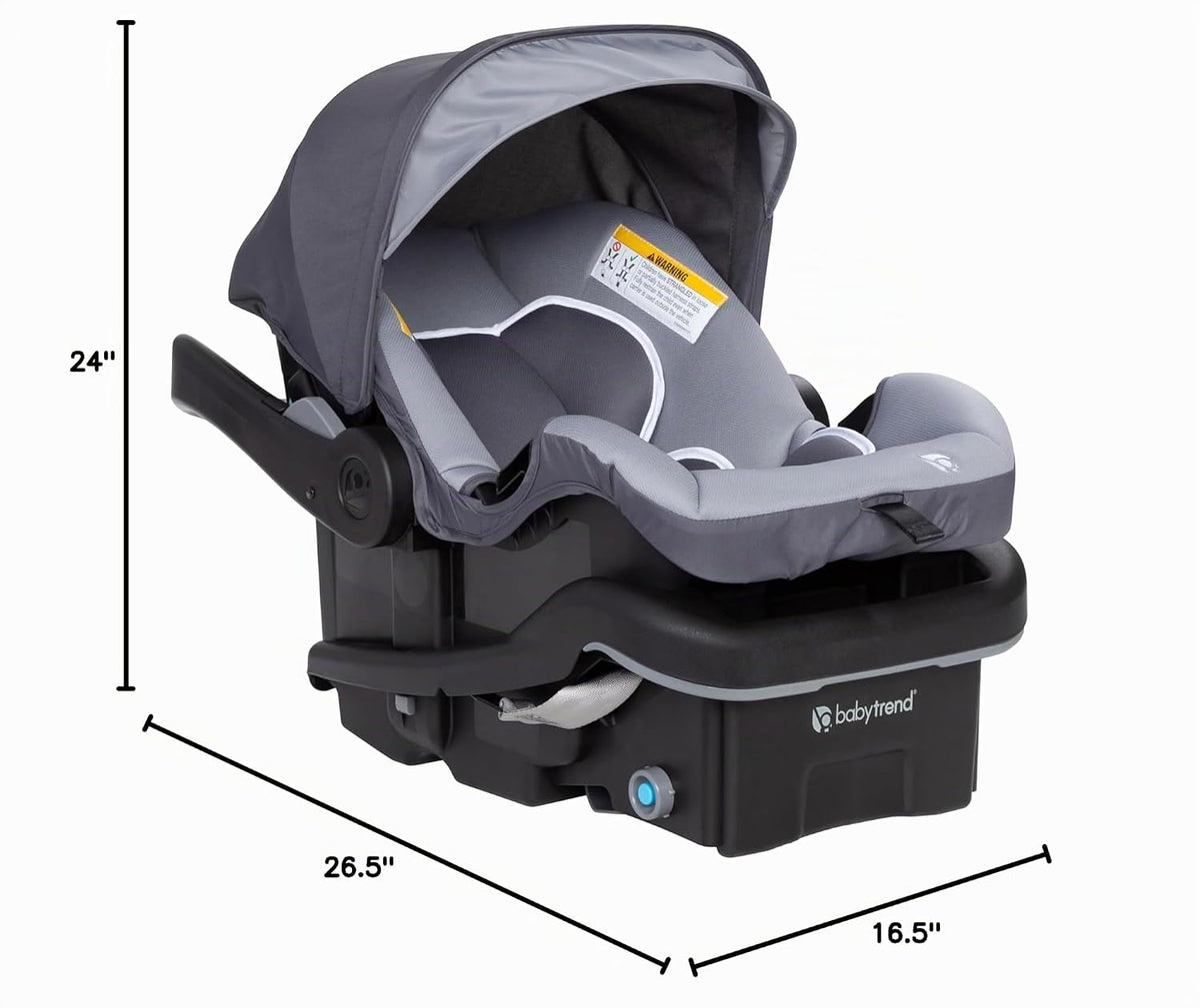 Asiento de auto infantil Baby Trend EZ-Lift PRO, Gris Dash