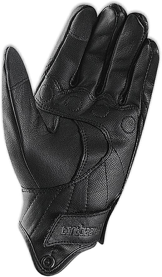 Harssidanzar Guantes de moto para mujer, guantes de cuero para moto...