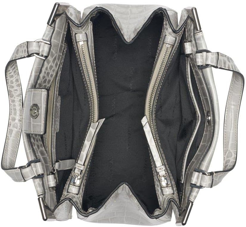 Calvin Klein Fern Triple Compartimento Satchel para mujer