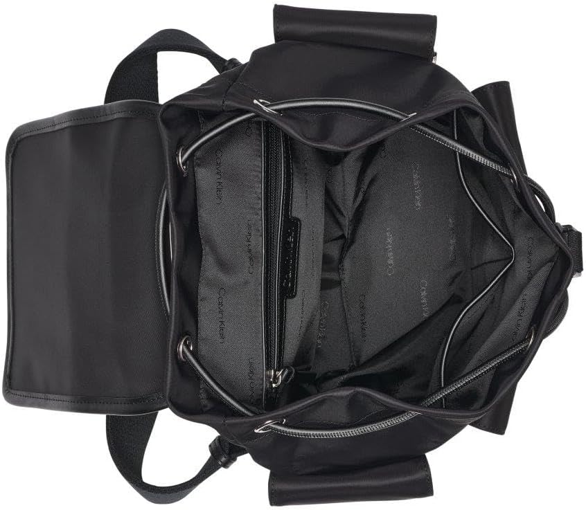 Calvin Klein Elora Mochila organizativa, negro\/plata, talla única