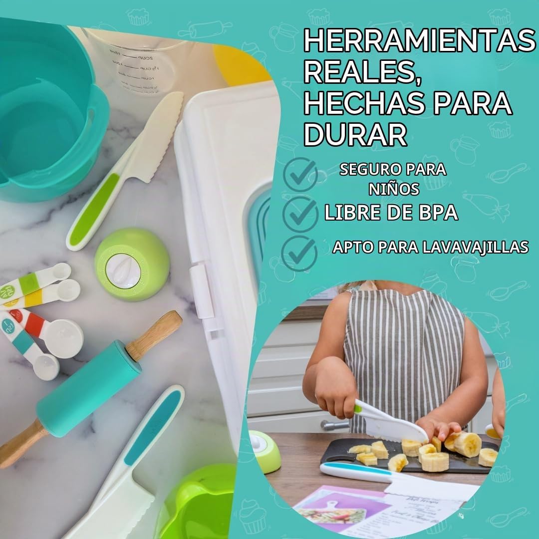 Juego de regalos definitivo para cocinar y hornear Tovla JR para ni...