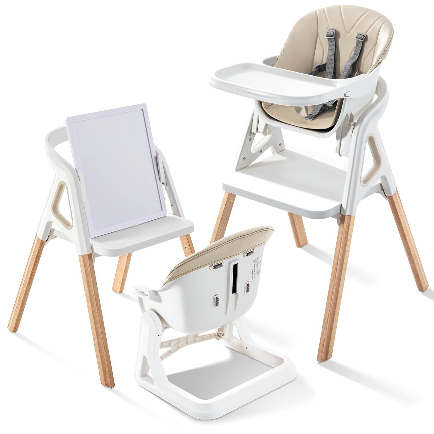 Silla alta para bebé, para bebés y niños pequeños, silla alta conve...