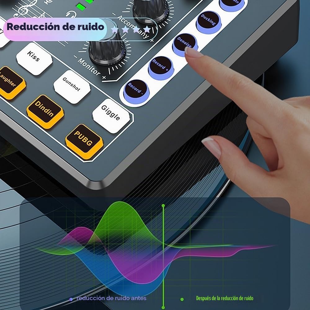 Paquete de equipo de podcast, paquete de estudio de grabación BM-80...