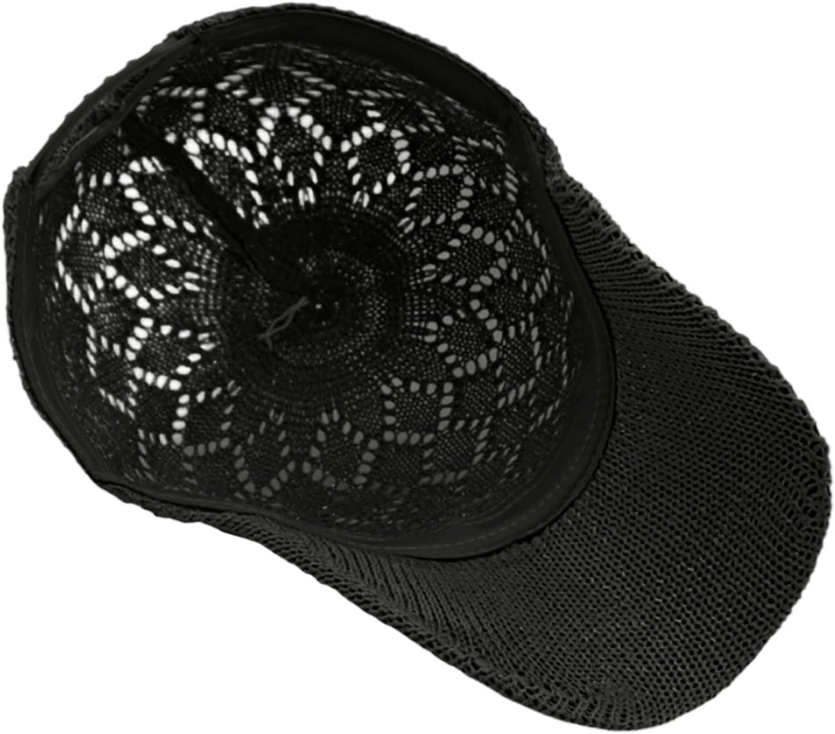 FASHIXD Gorra de béisbol de malla tejida de verano para mujer, somb...
