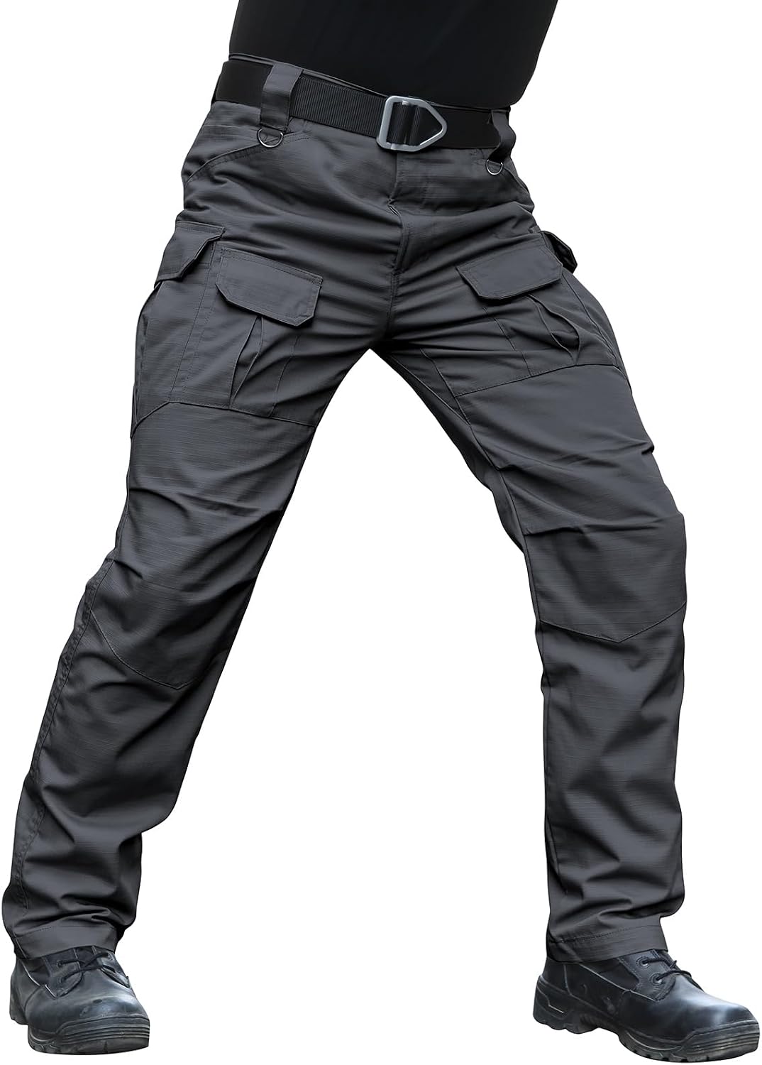 Hiwise Pantalones tácticos elásticos para hombre, resistentes al ag...