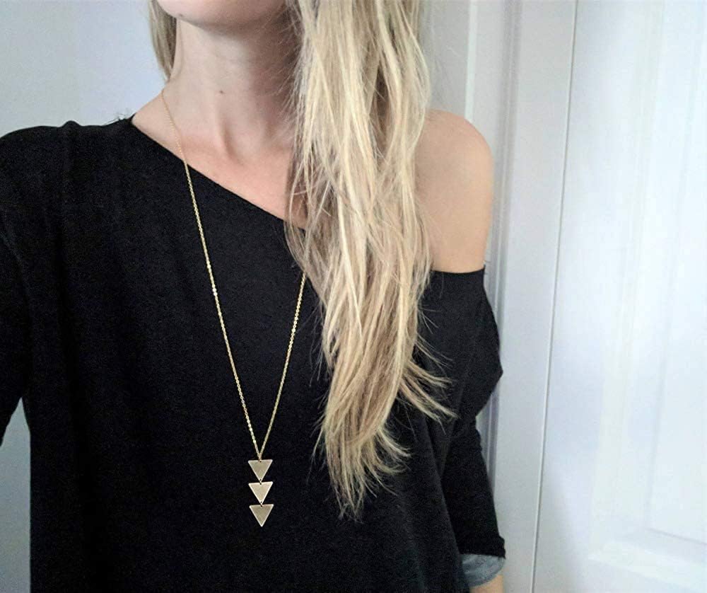 YQZIYOU Collares largos para mujer, collar con colgante de moda, ba...