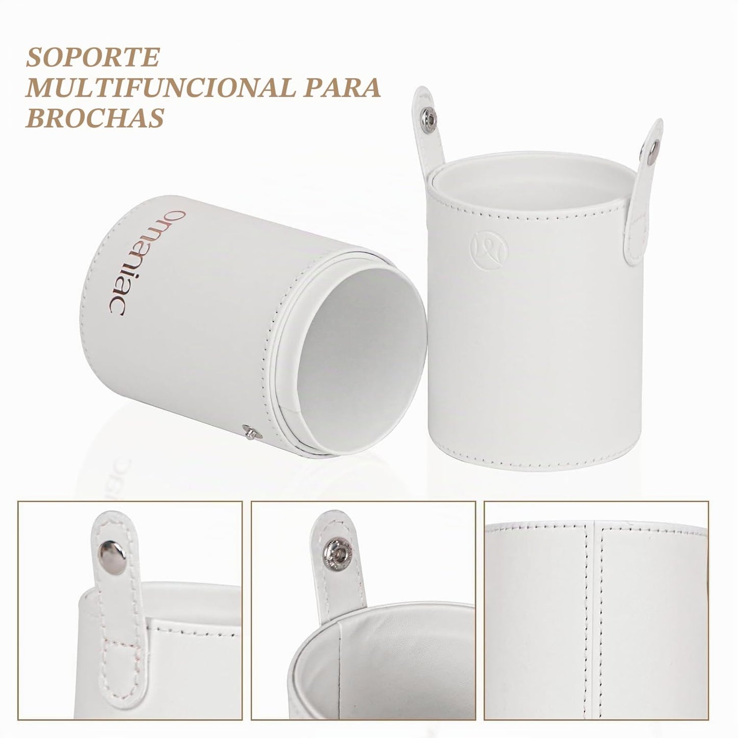 OMANIAC Juego de 20 brochas de maquillaje profesional \u2013 Base s...
