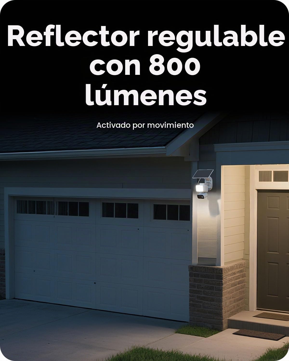 Tapo 2K - Cámara de seguridad inalámbrica con reflector panorámico\...