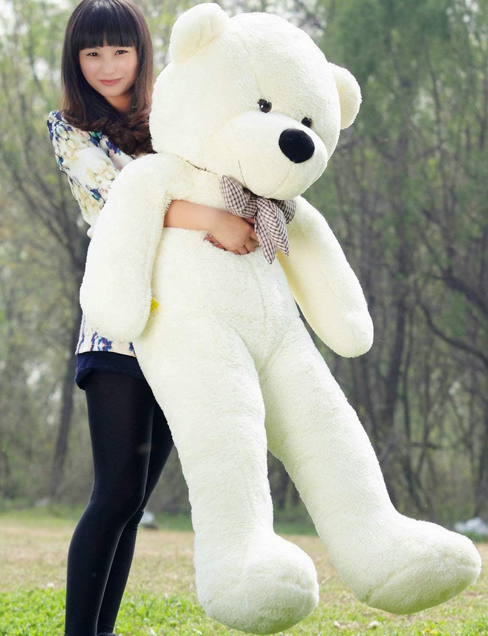Fengheshun Oso de peluche súper gigante de 70.9 in con cubierta ext...