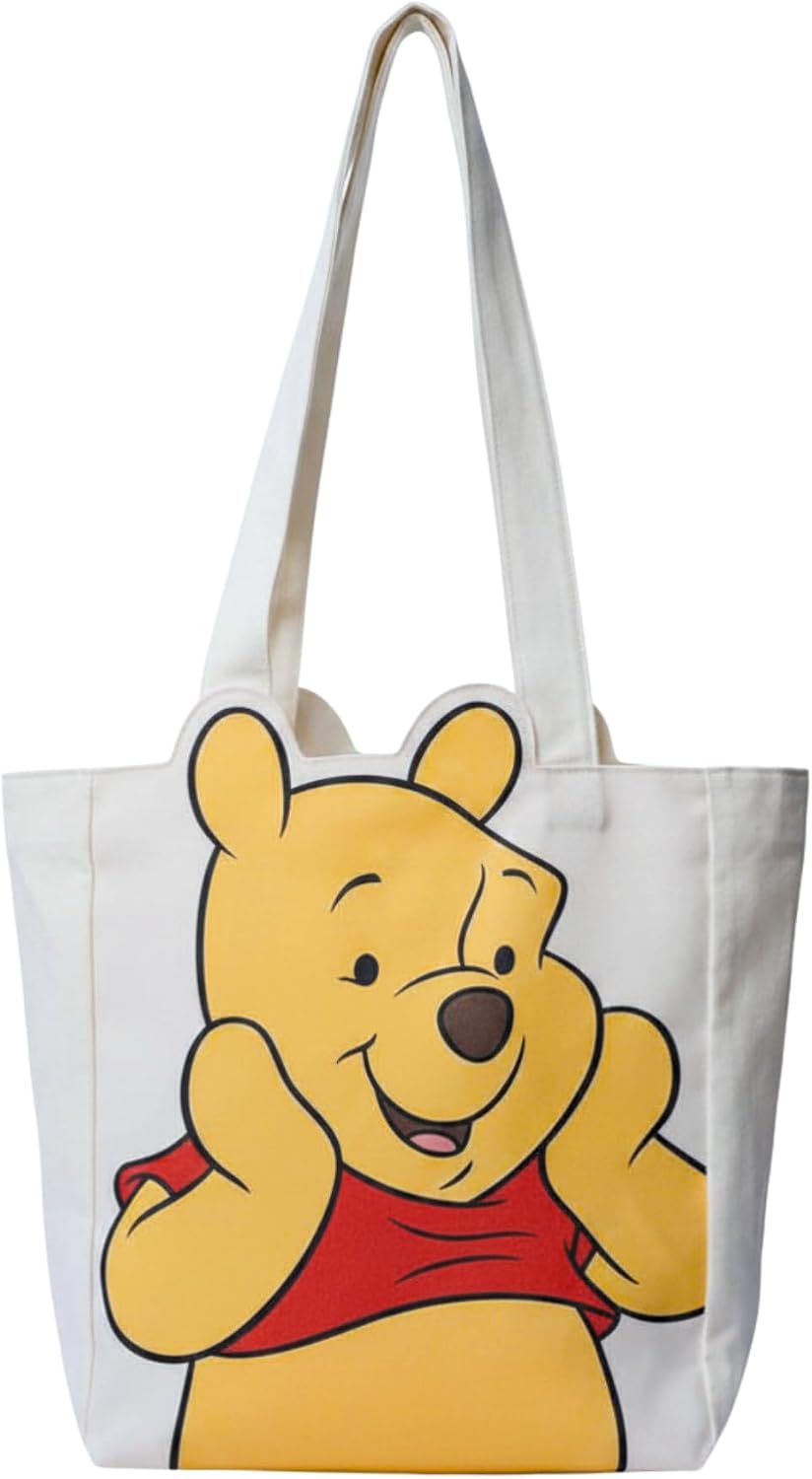 Disney Tote Pooh Eeyore Mickey Minnie Stitch Bolsa de lona