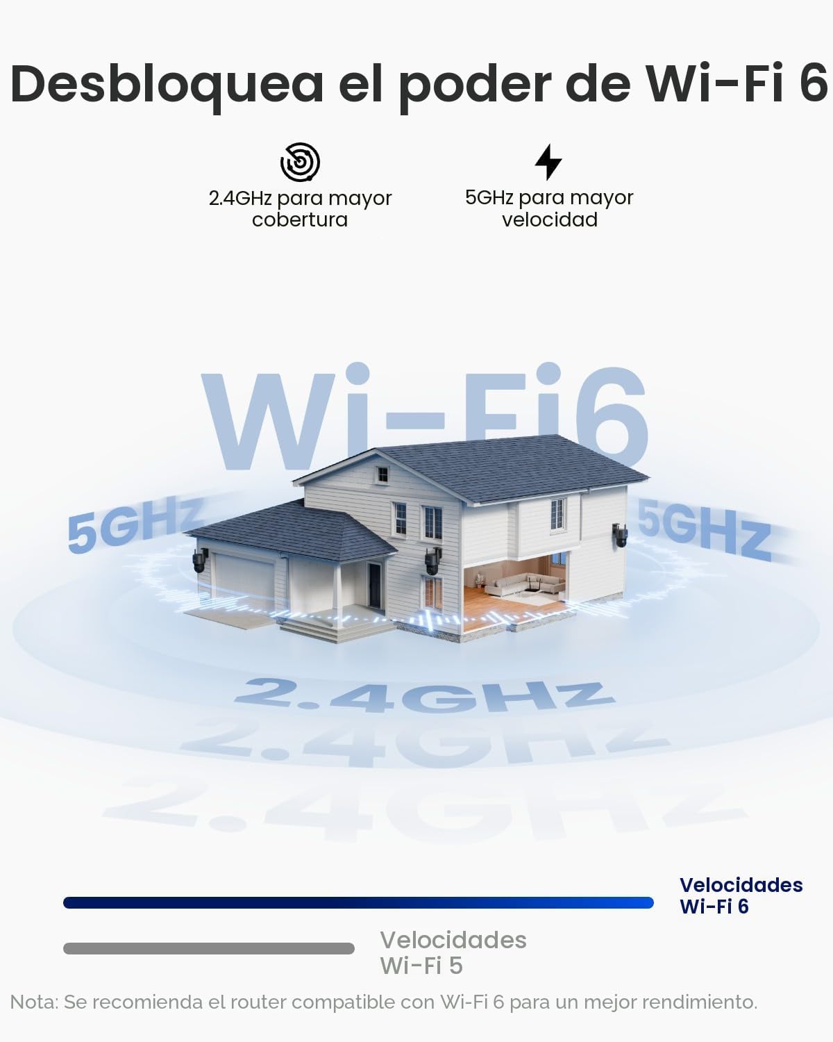 REOLINK 4K Cámara con cable WiFi para exterior, Cámara de seguridad...