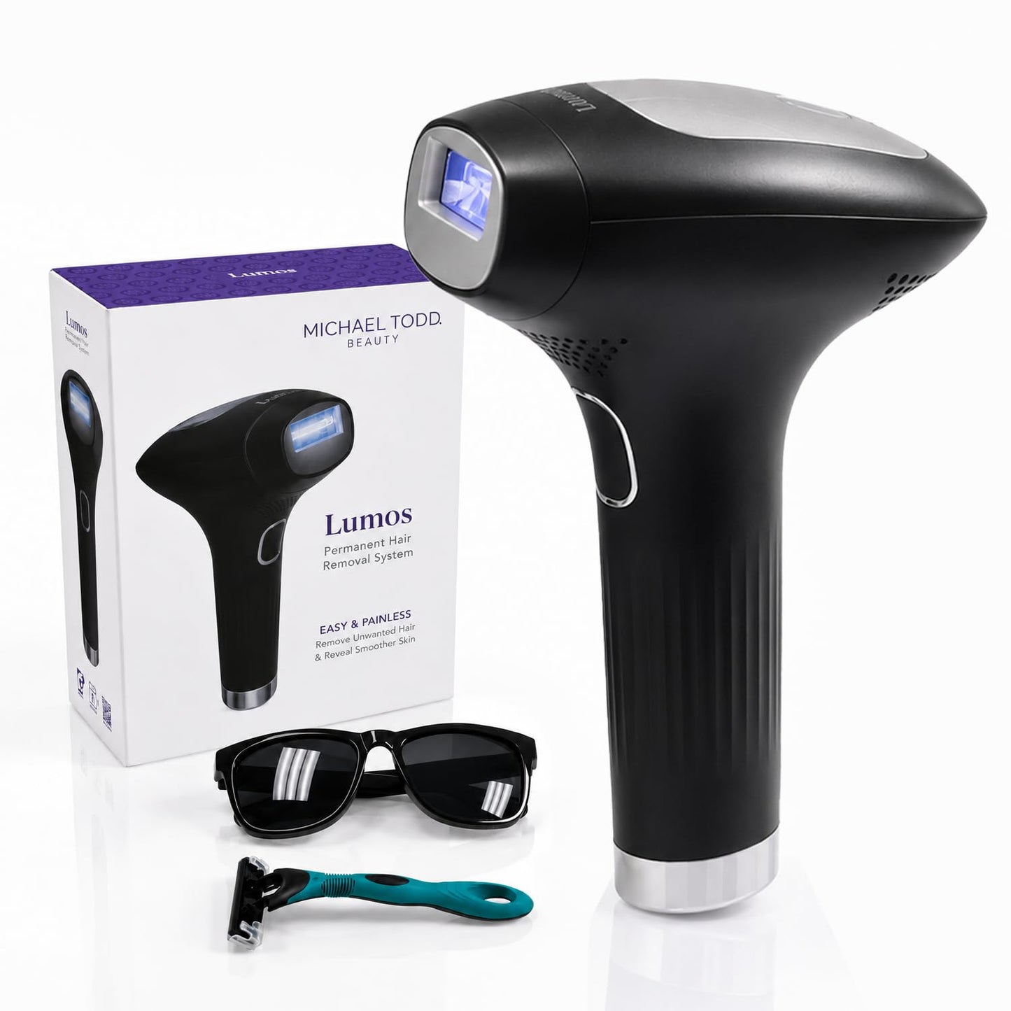 Michael Todd Beauty LUMOS Laser IPL Dispositivo de depilación para...