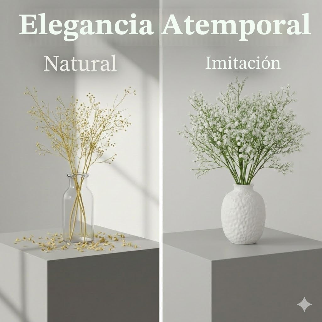 Sukh 10 Piezas Flores Artificiales de Aliento de Bebé Flores Falsas...