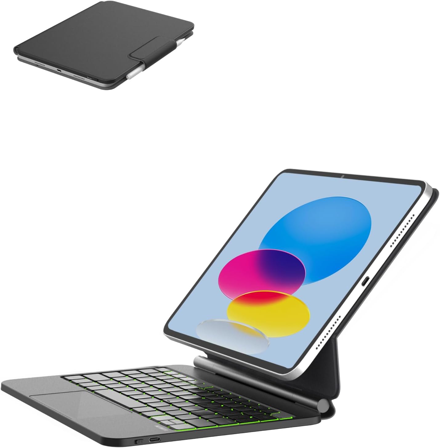 EIP Funda con teclado Hyperkeys para iPad de 11ª generación 2025 y...
