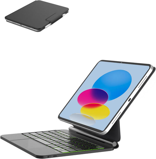 EIP Funda con teclado Hyperkeys para iPad de 11ª generación 2025 y...