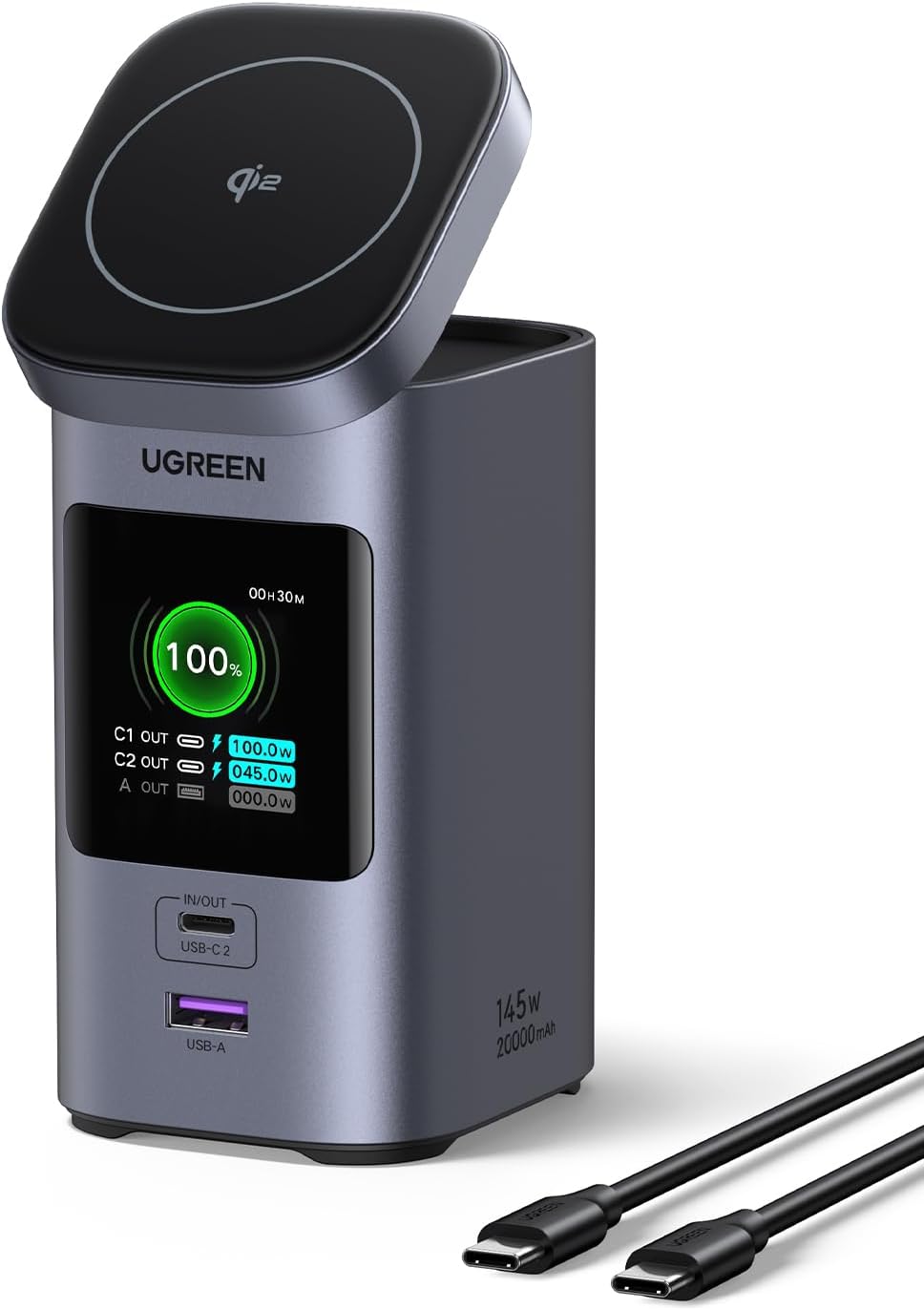 UGREEN Nexode Batería Externa 20000mAh 145W PD 3.0 Cargador Portáti...