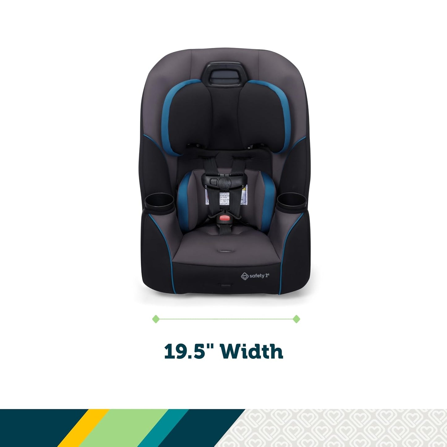 Safety 1st Crosstown - Asiento convertible todo en uno delgado para...