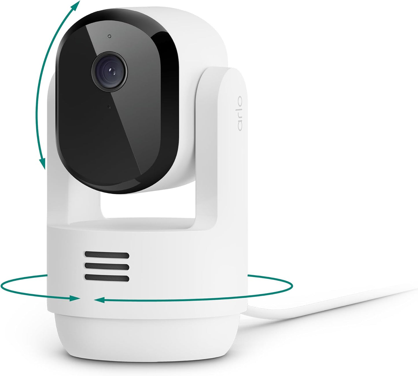 Arlo Essential Cámara de Seguridad Interior con Panorámica e Inclin...