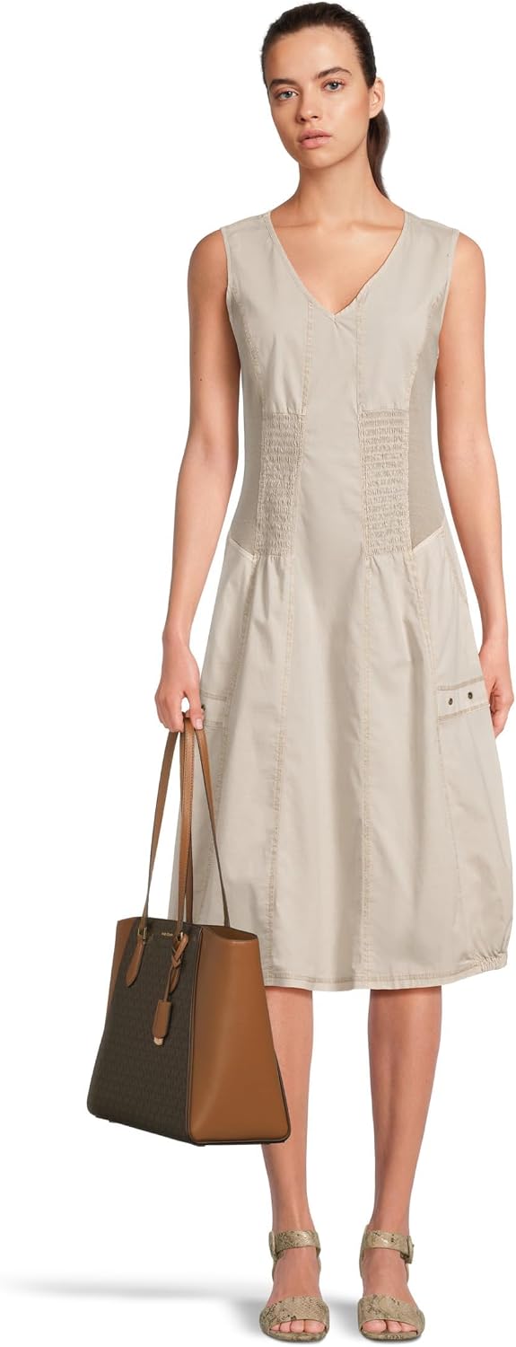 Michael Kors Taryn - Bolso grande multifuncional con cremallera sup...