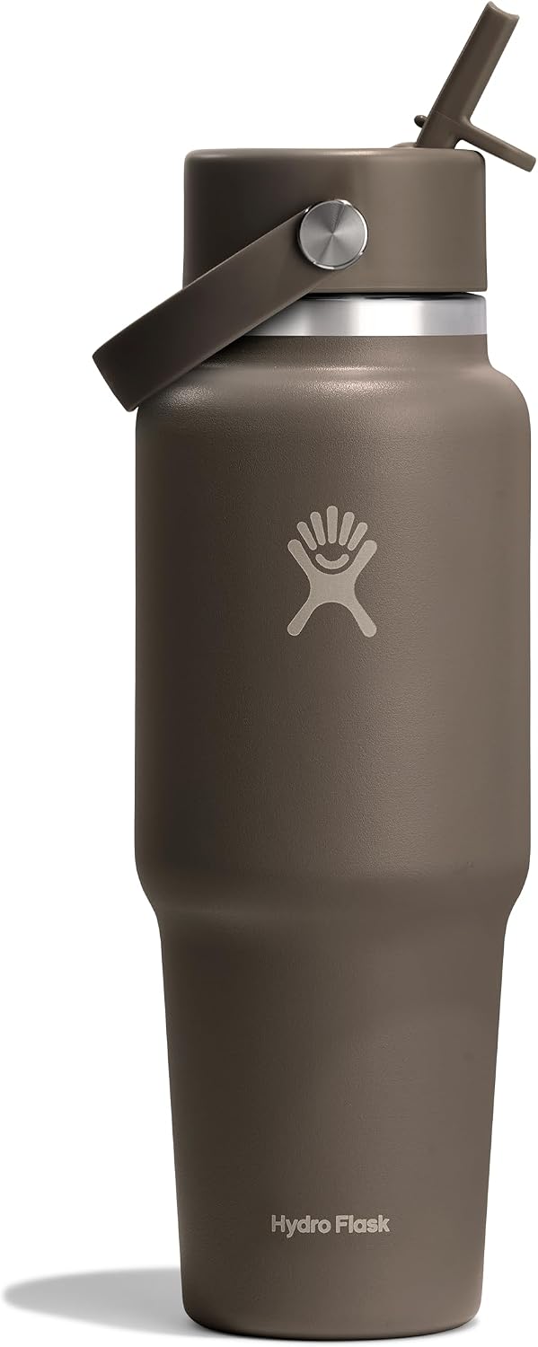 Hydro Flask Botella de agua de viaje \u2013 Acero inoxidable aislad...