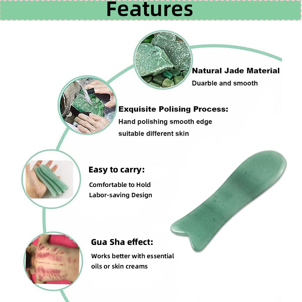 TOP SEWING Herramienta facial de Gua Sha para la barbilla herramien...
