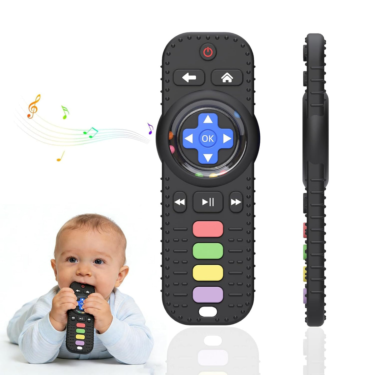 Juguetes de dentición para bebés, control remoto de TV, mordedor, j...