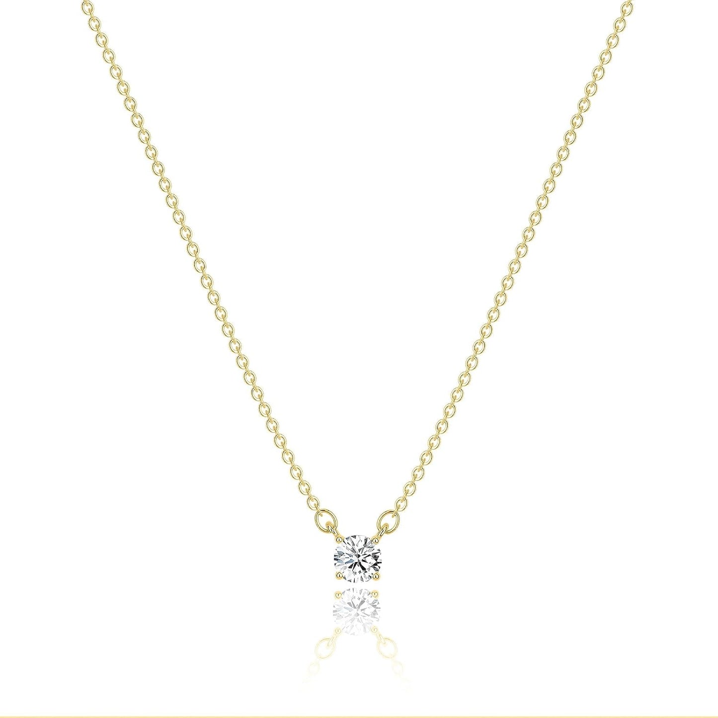 NECOCY - Collares delicados chapados en oro de 14k\/plata con circo...