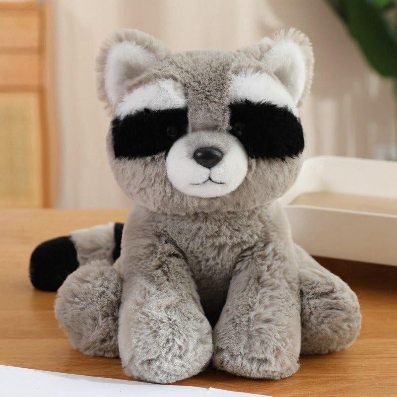 YUKOUQIAN Muñeco de peluche de mapache lindo juguete de 8 pulgadas...