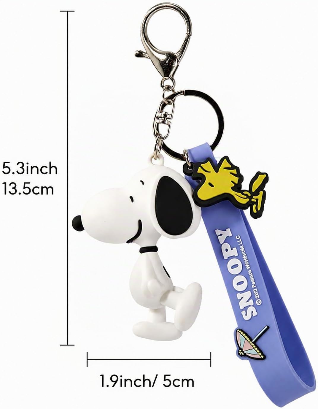 MINISO Snoopy Llavero Colección de Dijes para Bolsa Peanuts Lindo D...