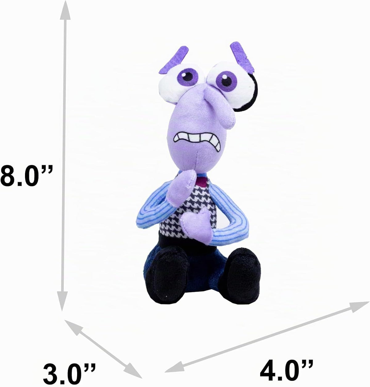 Buckle-Down Juguete para perros de Disney, Pixar Inside Out Fear -...